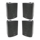 4x Adastra BC4V-B 100V 4" Innen-Hintergrundlautsprecher, schwarzes PA-System